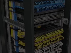 Canale tipo Cable Management Tray 24 porte Cable Manager per Data Center Rack/Cabinet