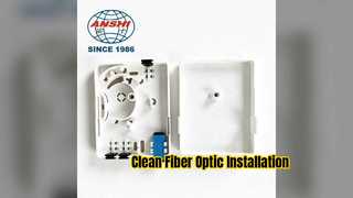 Presa a muro compatta in fibra ottica per installazione FTTH