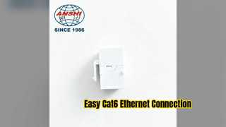 Connettore Ethernet facile ANSHI Cat6 RJ45 Keystone Jack