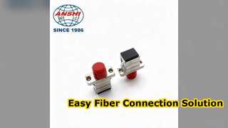 Adattatore per fibra ottica ad alta precisione SC LC ST Configurazione semplice