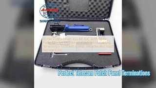 Kit di strumenti di perforazione da 10 paia per pannelli patch per telecomunicazioni