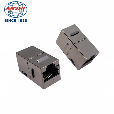 Inline Coupler RJ45 Keystone Jack ANSHI Cat5E STP FTP 8P8C Female