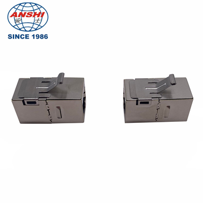 Inline Coupler RJ45 Keystone Jack ANSHI Cat5E STP FTP 8P8C Female