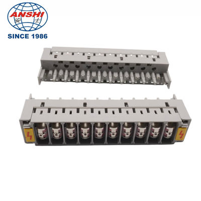 ANSHI 10 Pairs 3 Pole Gas Tube Arrester LSA Plus Module Overvoltage Protection