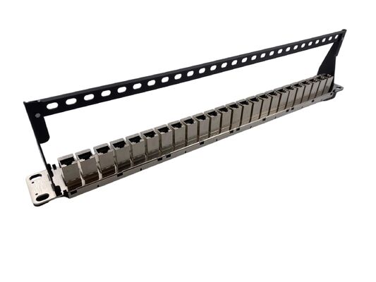 19-inch 1U Modular Type Rack Mount Patch Panel UTP & FTP for Networking and Cabling