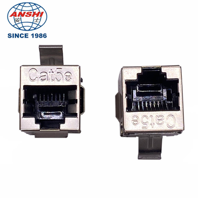 Inline Coupler RJ45 Keystone Jack ANSHI Cat5E STP FTP 8P8C Female