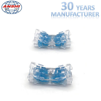 Connettori Inline a Quattro Coppie per Fili, Connettori 0.4 - 0.7mm, Gel Riempito, Giunto di Bloccaggio Trasparente