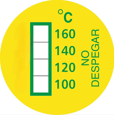 Etichette sensibili alle alte temperature irreversibili 100-160C