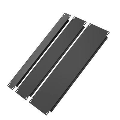 Armadio nero 6U con bianco 1U 2U 3U 4U pannello cieco Servizio Telecom parti