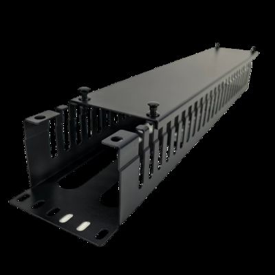 Rack di gestione dei cavi metallici efficiente con un design innovativo di chiusura
