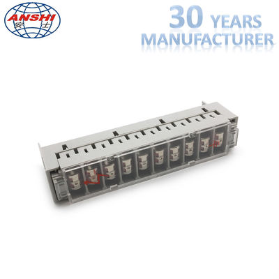 ANSHI 10 Pairs 3 Pole Gas Tube Arrester LSA Plus Module Overvoltage Protection