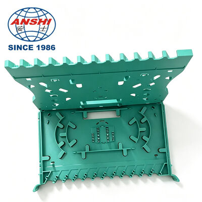 24 Core Fiber Optic Splice Tray, connettore integrato SC FC, Telecom Grade 24C ODF Splice Tray senza jumper