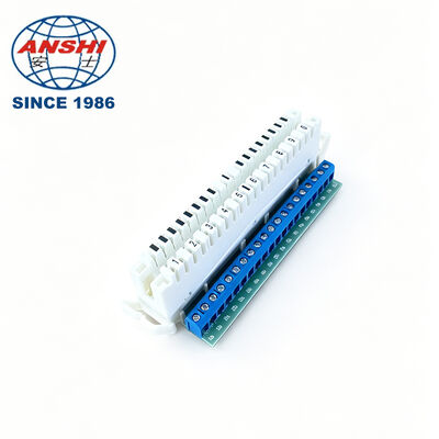 10 coppia 20 poli LSA-PLUS Modulo PCB Terminal Telefono connettore XL-011L ABS Back Profile Mount Plugboard Telecom Parts