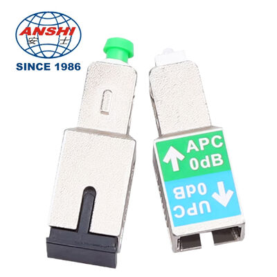 Attenuatore di fibra ad alte prestazioni 0dB, SC/APC Maschio-SC/UPC Femmina Inline Plug, Single/Multimode 1310/1550nm
