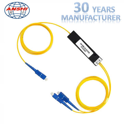 1:2  1:4 SC/UPC SC/APC Scatola di Distribuzione FTTH ad Alta Affidabilità Splitter PLC per Rete Ottica Passiva