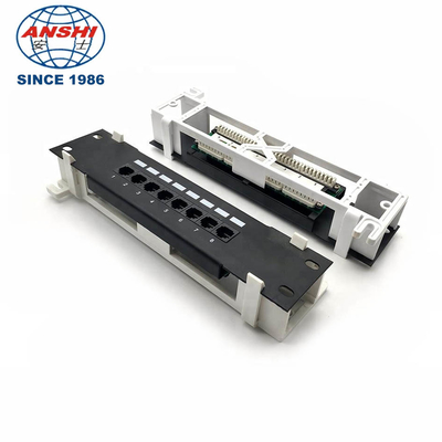 Tipo porto di CAT5e 110 IDC del quadro d'interconnessione del supporto di scaffale 1U 8